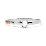 St. Croix Bracelet made in Sterling Silver with Yellow Gold Vermiel