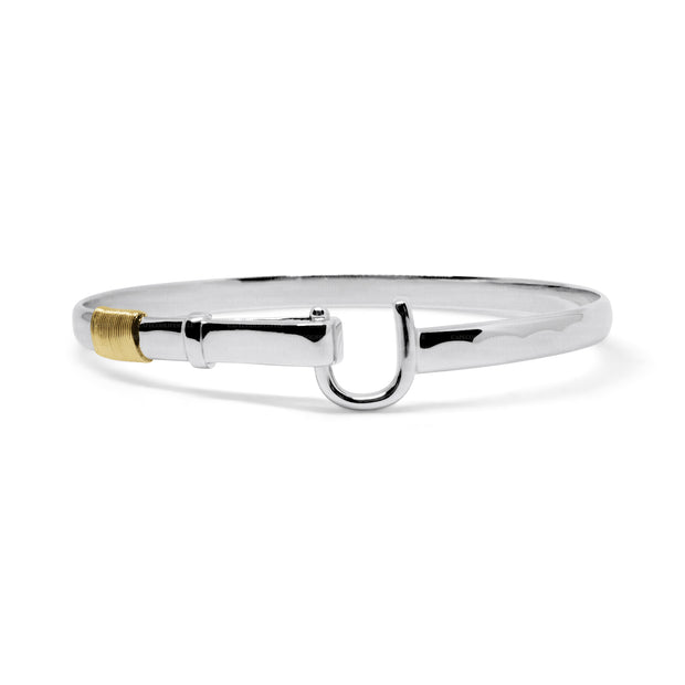 St. Croix Bracelet made in Sterling Silver with Yellow Gold
