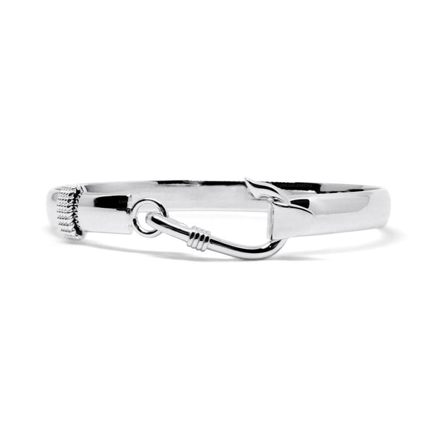 Mens Fish Hook Bracelet Made In Sterling Silver – Nasr Jewelers